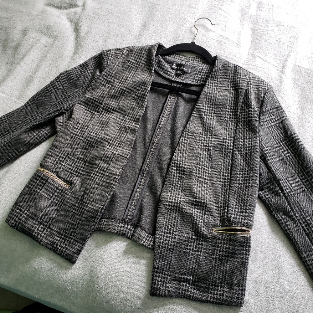 Charcoal blazer